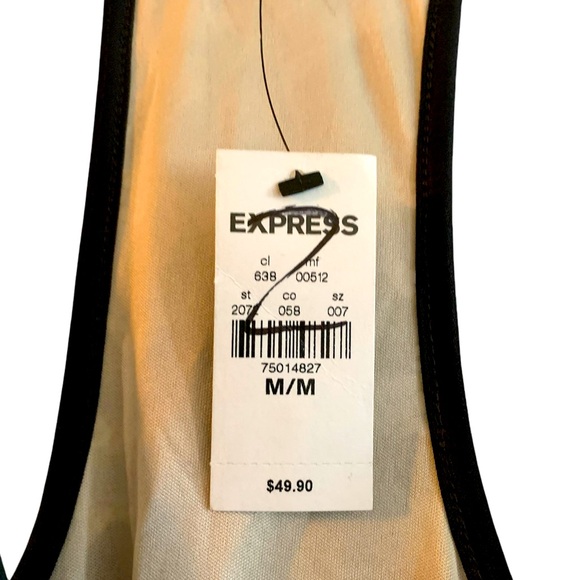Express Tank Plunging Neckline Racerback  NWT - Picture 4 of 5